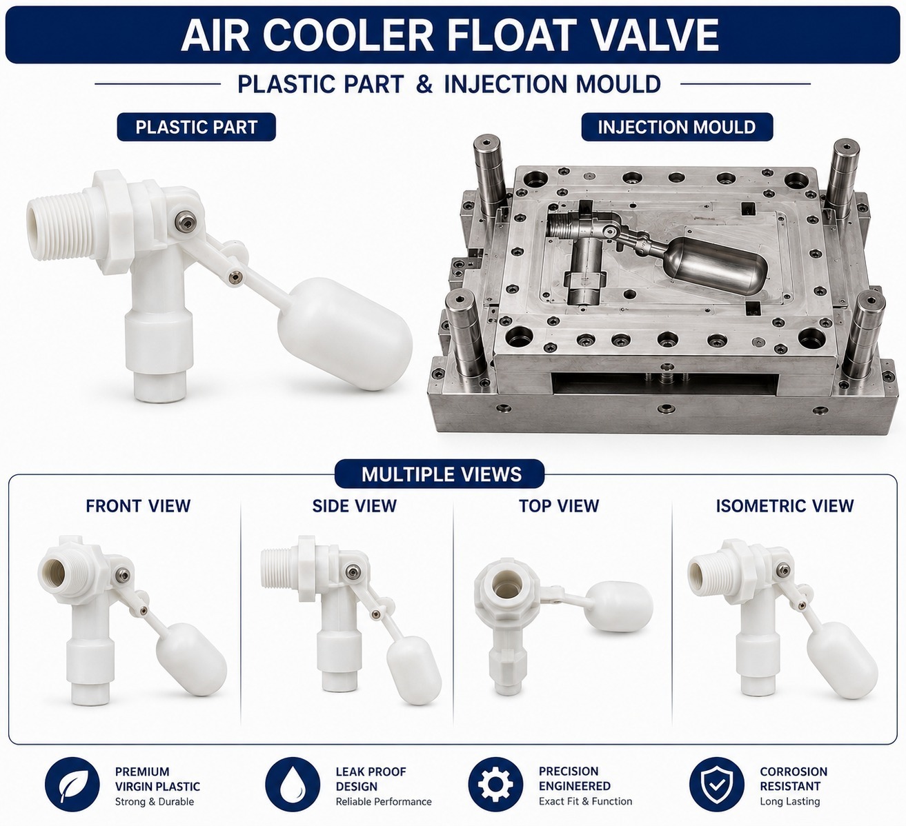 Air Cooler Plastic Float Valve